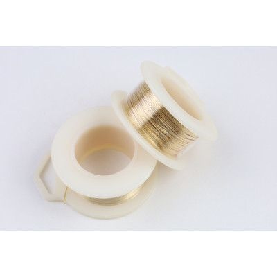 Kulatý měděný drát 0,45mm gold č.27