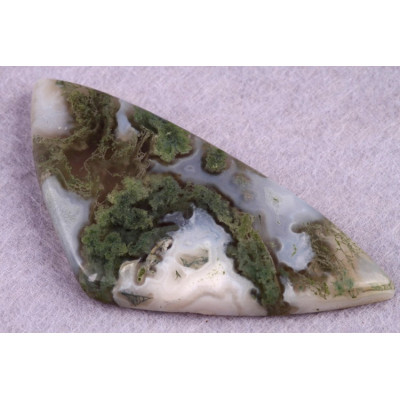 Kabošon Moss Agate č.5234 (59x28x6mm)