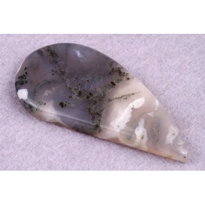 Kabošon Moss Agate č.5235 (58x27x6mm)