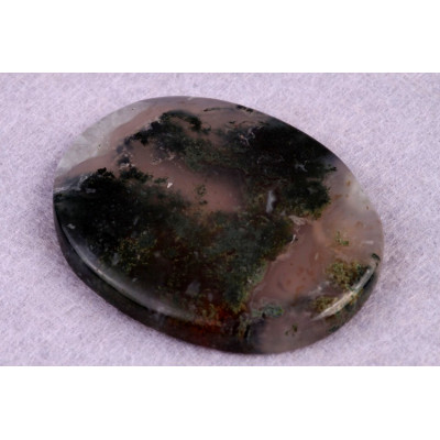 Kabošon Moss Agate č.5239 (47x36x6mm)