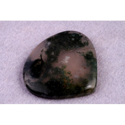 Kabošon Moss Agate č.5240 (34x37x6mm)