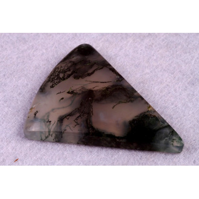 Kabošon Moss Agate č.5245 (43x34x7mm)