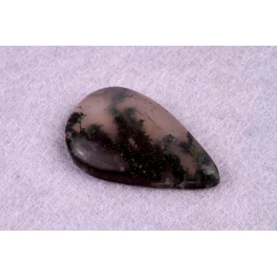 Kabošon Moss Agate č.5249 (33x20x6mm)