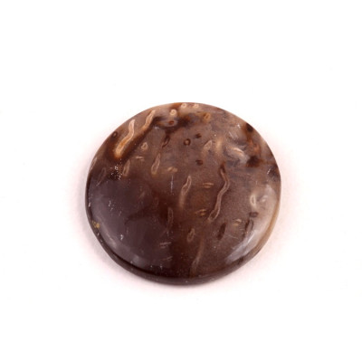 Kabošon Palmový Achát  č.5271 (26x5mm)