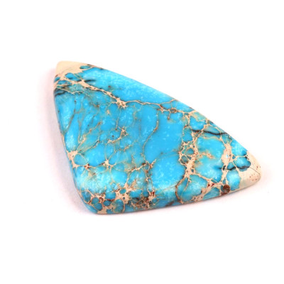 Kabošon Syntetický Tyrkys č.5287 (51x31x7mm)