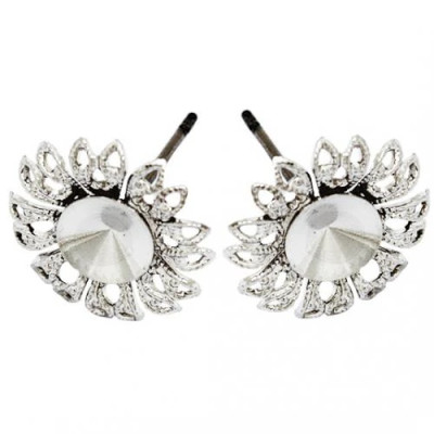 Náušnicový trn FILIGRÁN Rivoli 6mm Rhodium (10152)