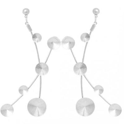 Náušnice bimbací Rivoli MIX Rhodium (10567)