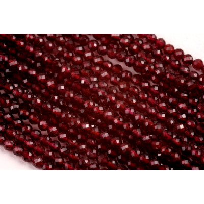 Broušené minerální korálky Garnet č.357 (3mm)