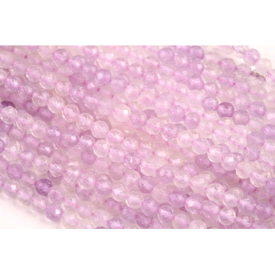Broušené minerální korálky Levander Amethyst č.363 (3mm)
