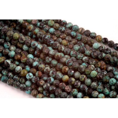 Broušené minerální korálky Turquoise č.364 (3mm)