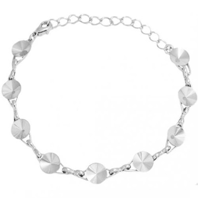 Náramek Rivoli 9x10mm Rhodium (12186)