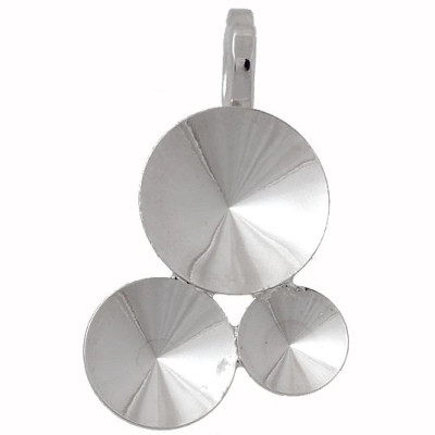 Přívěsek závěs HEART Rivoli 6/8/10mm Rhodium (12907)