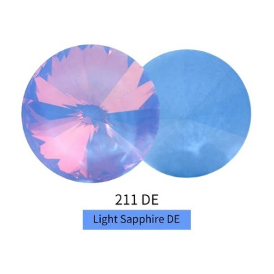 Rivoli 10 mm - Light Sapphire DE č. 482