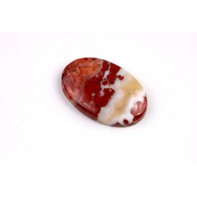 Kabošon Red Jaspis č.453 (38x24x7mm)