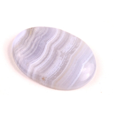 Kabošon Blue Lace Agate č.1080 (36x25x6mm)