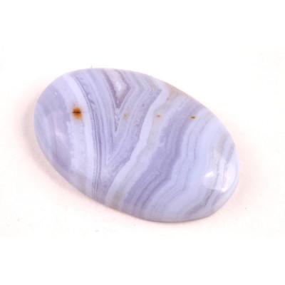 Kabošon Blue Lace Agate č.1090 (36x23x7mm)