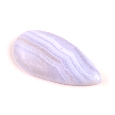 Kabošon Blue Lace Agate č.1094 (39x20x7mm)
