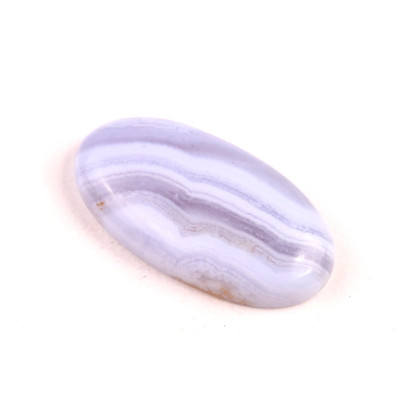 Kabošon Blue Lace Agate č.1095 (33x17x7mm)