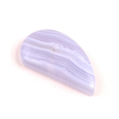 Kabošon Blue Lace Agate č.1097 (35x19x6mm)