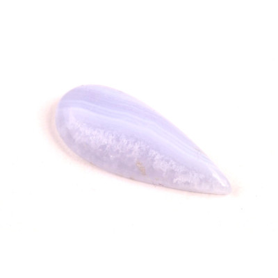 Kabošon Blue Lace Agate č.1098 (33x14x6mm)