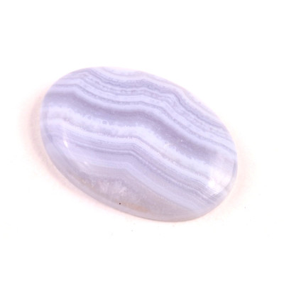 Kabošon Blue Lace Agate č.1102 (34x24x7mm)