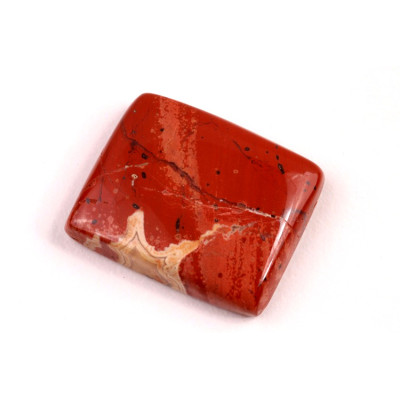 Kabošon Red Jaspis č.413 (24x20x6mm)