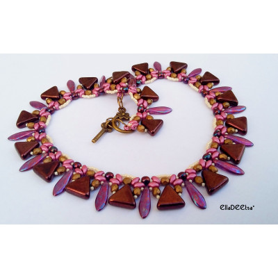 Náhrdelník Trojúhelníky č.667 - stavebnice