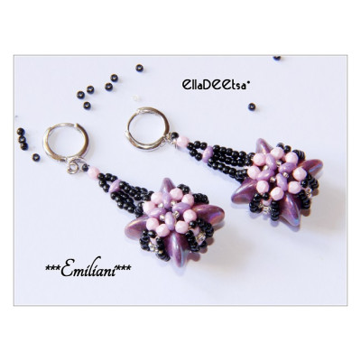 Náušnice Emiliani č.630 - stavebnice