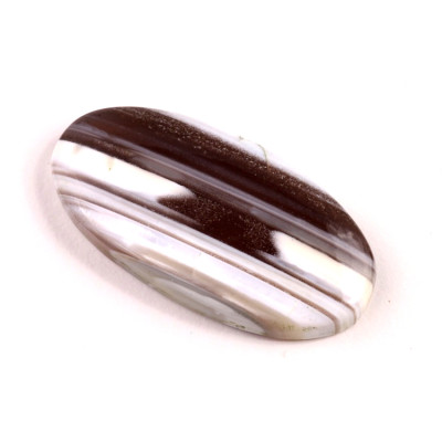 Kabošon Blue Opal č.972 (38x20x6mm)