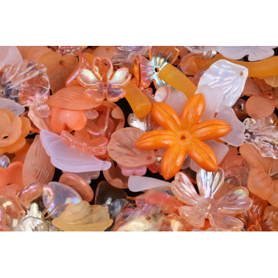 Plastové korálky MIX č.11