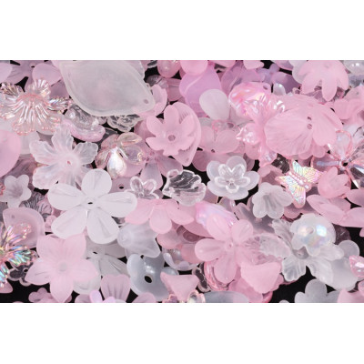 Plastové korálky MIX č.12