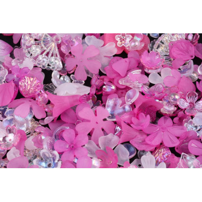 Plastové korálky MIX č.13