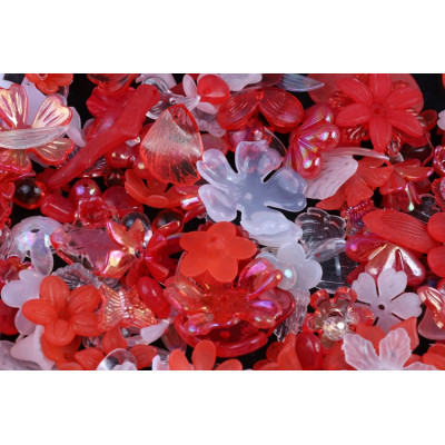 Plastové korálky MIX č.14