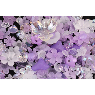 Plastové korálky MIX č.15