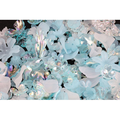 Plastové korálky MIX č.16