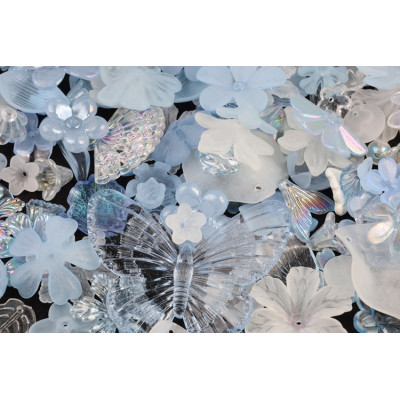 Plastové korálky MIX č.17