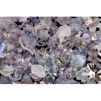 Plastové korálky MIX č.19