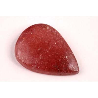 Kabošon Strawberry quartz č.573 (31x22x6mm)