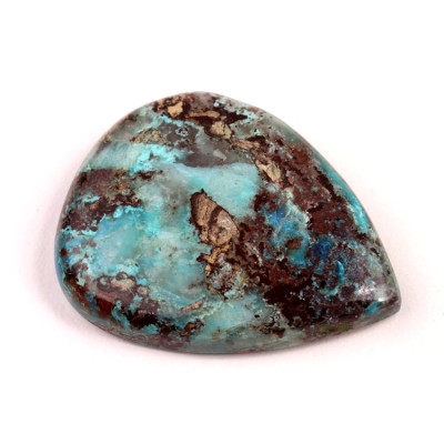 Kabošon Crystal Chrysocolla č.5344 (39x31x8mm)