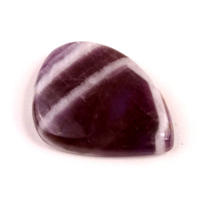 Kabošon Amethyst Chevron č.4595 (37x27x7mm)