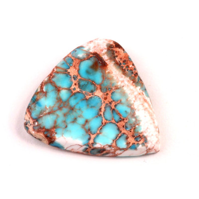 Kabošon Syntetický Tyrkys č.5289 (32x30x6mm)