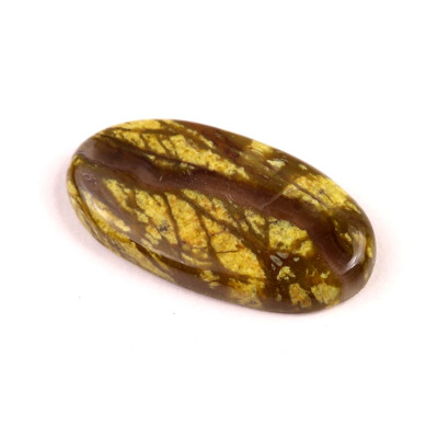 Kabošon Green Opál č.5369 (37x19x6mm)