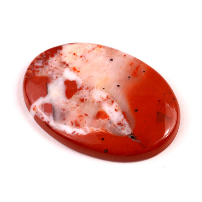 Kabošon Red Jaspis č.444 (41x29x5mm)