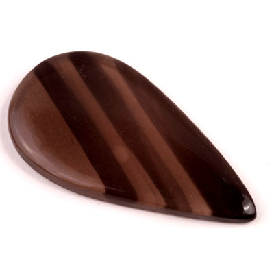 Kabošon Midnight Lace Obsidian č.3287 (50x27x4mm)