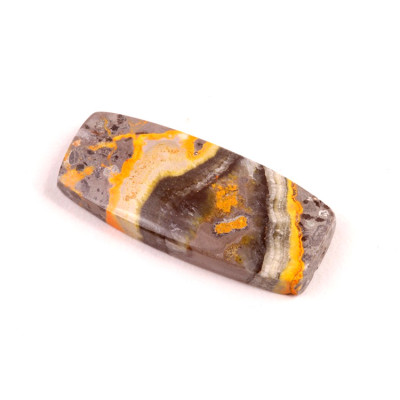 Kabošon Bumblebee Jasper č.5486 (36x16x5mm)