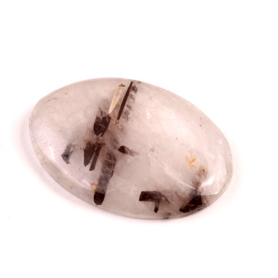 Kabošon Black Rutile č.2127 (38x26x6mm)