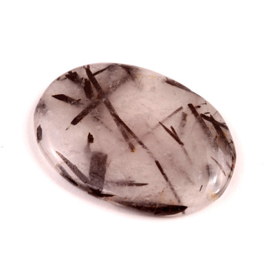 Kabošon Black Rutile č.2137 (38x28x5mm)