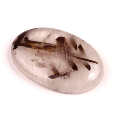 Kabošon Black Rutile č.2138 (40x26x7mm)