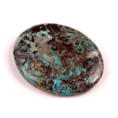 Kabošon Crystal Chrysocolla č.5330 (37x29x6mm)