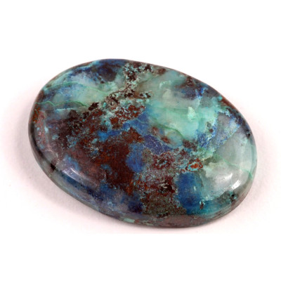 Kabošon Crystal Chrysocolla č.5342 (39x27x7mm)